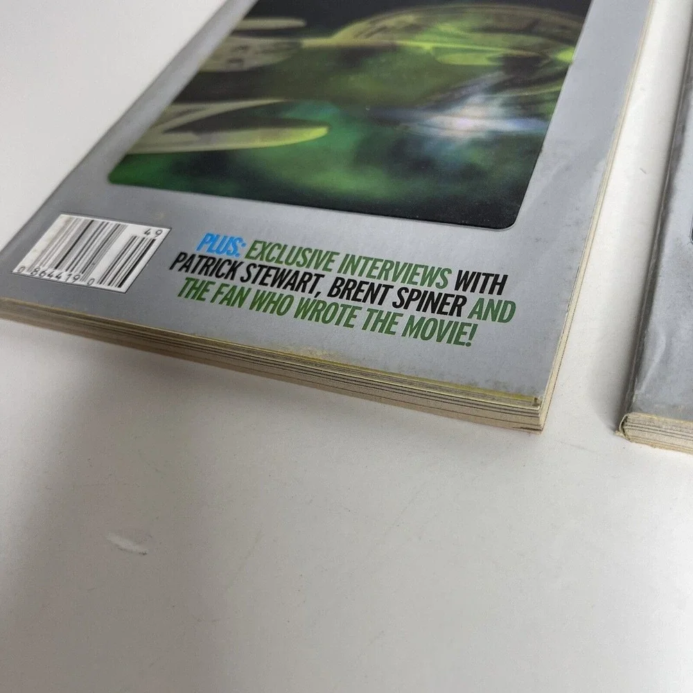 Star Trek Nemesis TV Guide‎ 3-D Animation Lot of 4 Vintage
